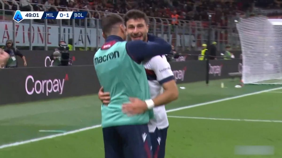 گل اول بولونیا به میلان (اورسولینی)