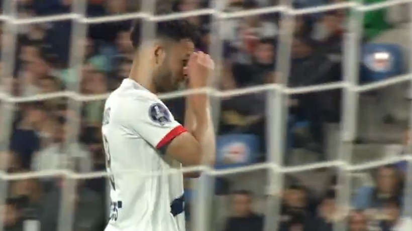 گل چهارم پاری سن ژرمن به مون پلیه (هت تریک راموس)