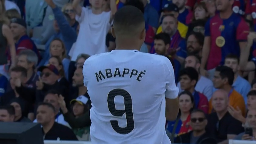 گل دوم رئال مادرید به بارسلونا (دبل کیلیان امباپه)