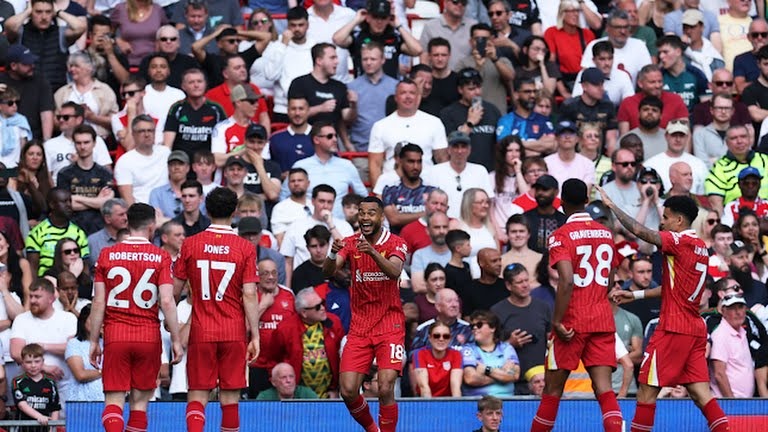 گل اول لیورپول به آرسنال (گاکپو)