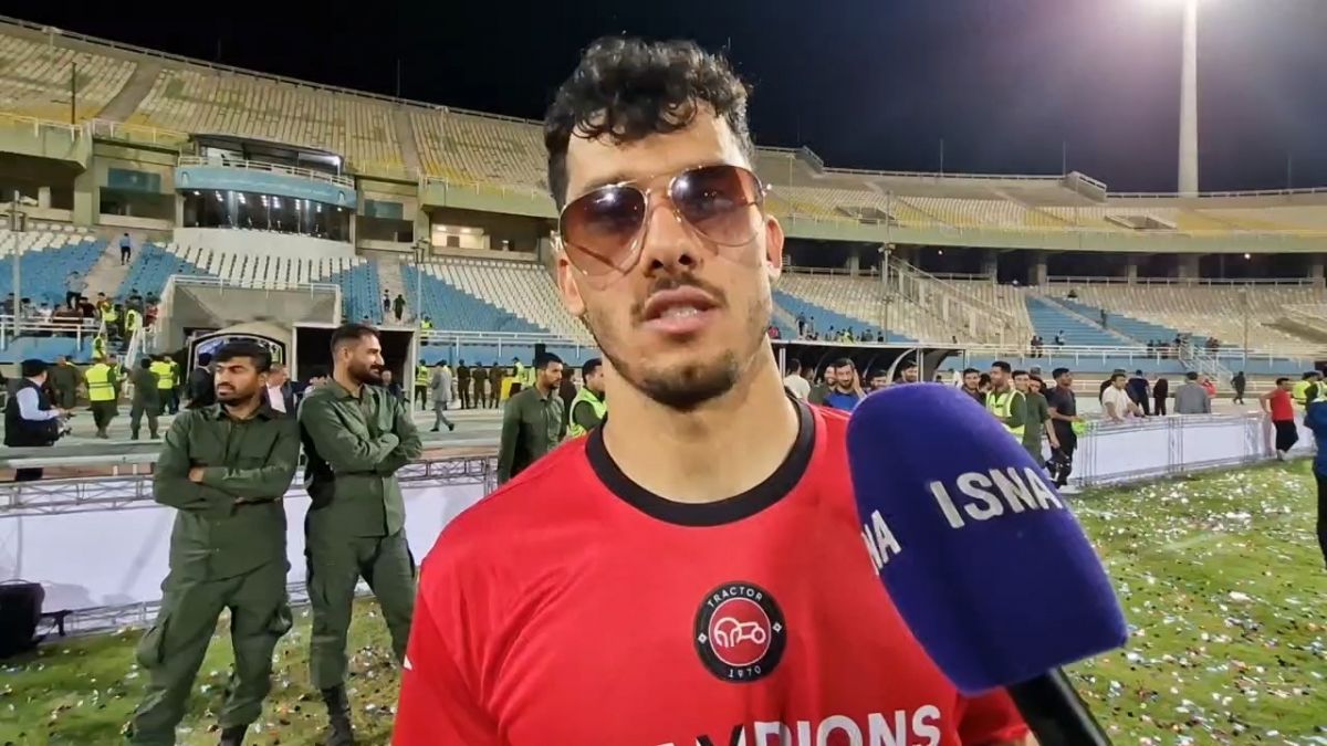 مصاحبه پورحمیدی و دانیال اسماعیلی فر پس از جشن قهرمانی تراکتور