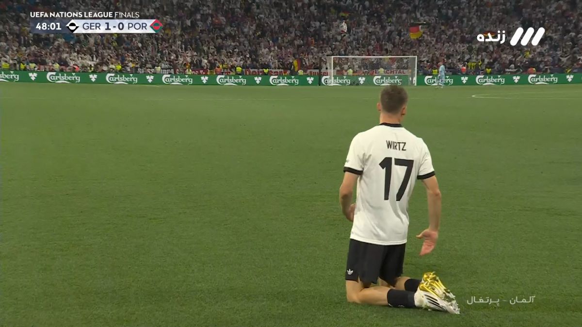 گل اول آلمان به پرتغال (فلورین ویرتز)