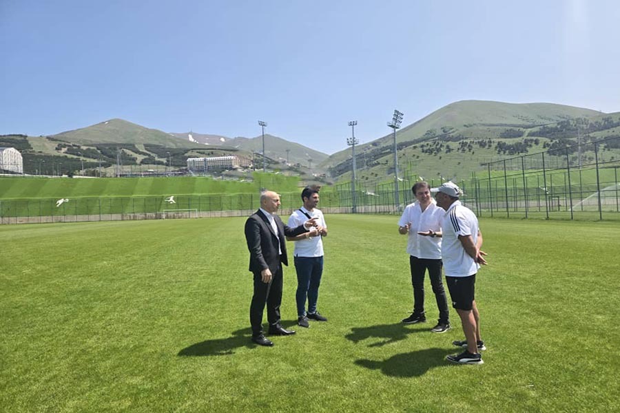 بازدید نمایندگان پرسپولیس از امکانات کمپ مرتفع ارزروم
