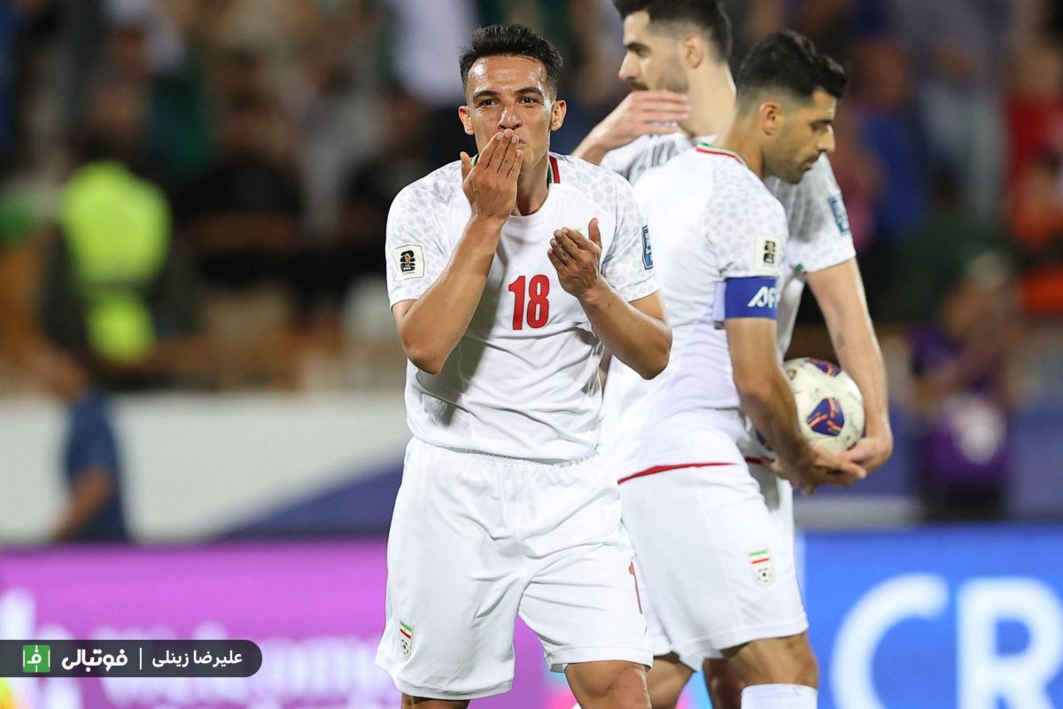 آقای گل لیگ برتر اولین گل ملی‌اش را زد