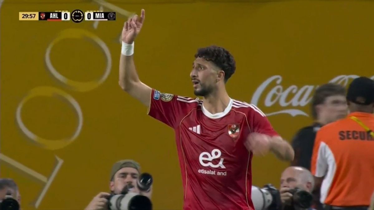 گل الاهلی مصر به اینتر میامی آفساید اعلام شد