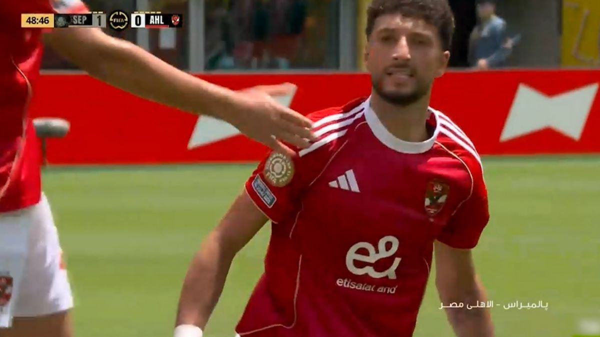 گل اول پالمیراس به الاهلی مصر (گل به خودی ابوعلی)