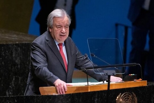 واکنش گوترش به حمله تجاوزکارانه آمریکا به تاسیسات هستهای ایران