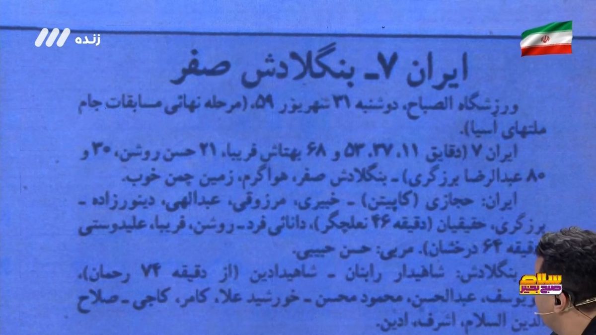 آغاز جام ملتهای آسیا همزمان با حمله صدام به ایران