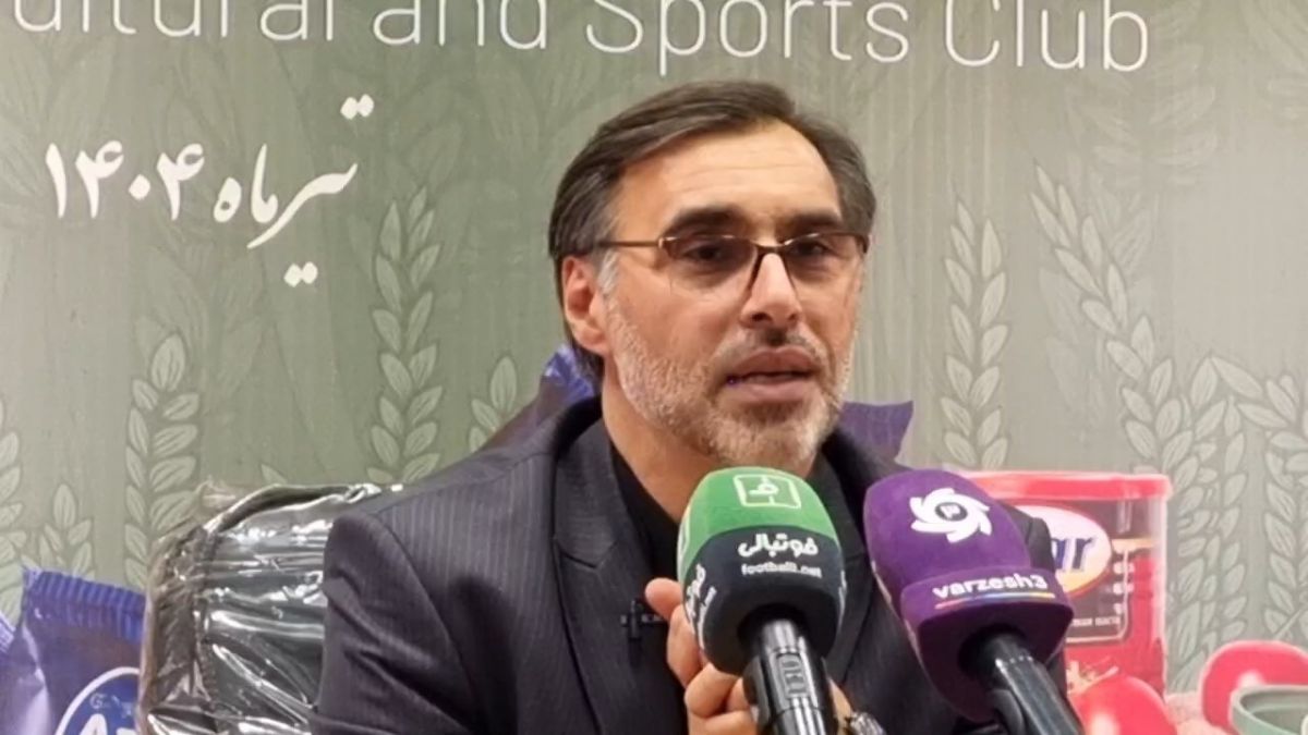 نشست خبری علایی مقدم مدیرعامل جدید شمس آذر قزوین
