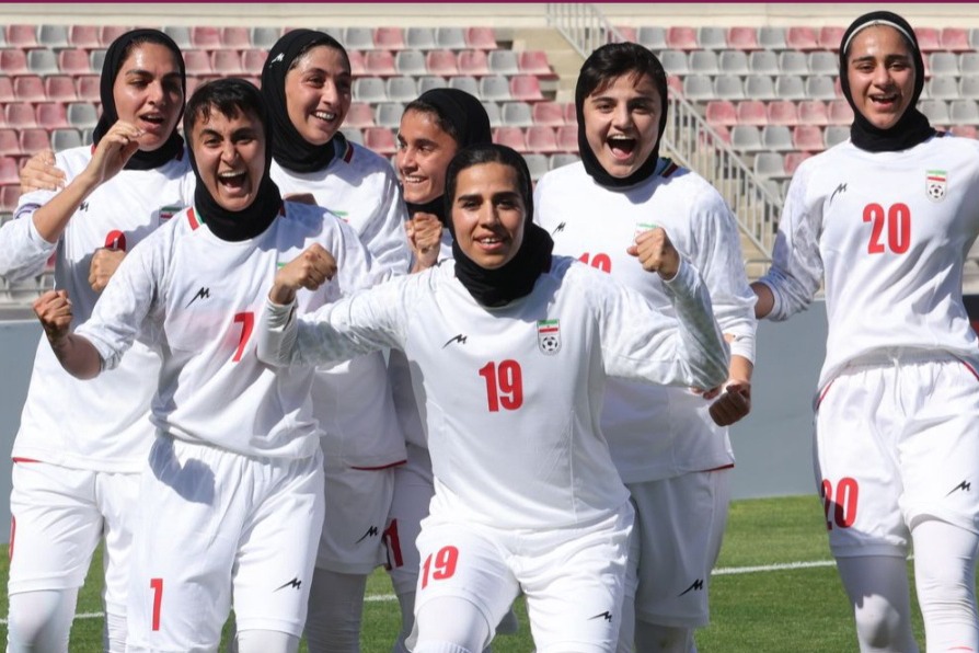 گزارش AFC از بازی هجومی بانوان فوتبالیست ایران