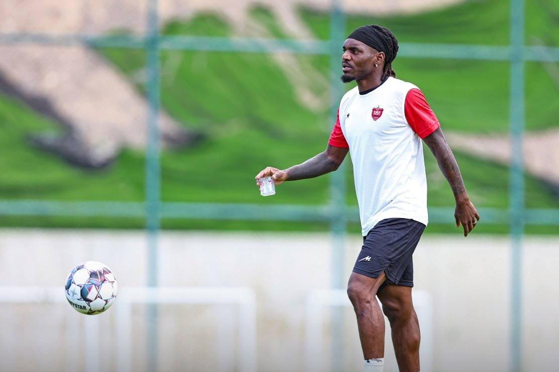 بالاخره بیفوما در تمرین پرسپولیس رؤیت شد (عکس)