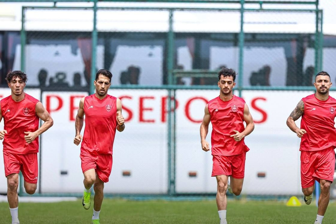 ادامه تمرین پرفشار پرسپولیسی‌ها