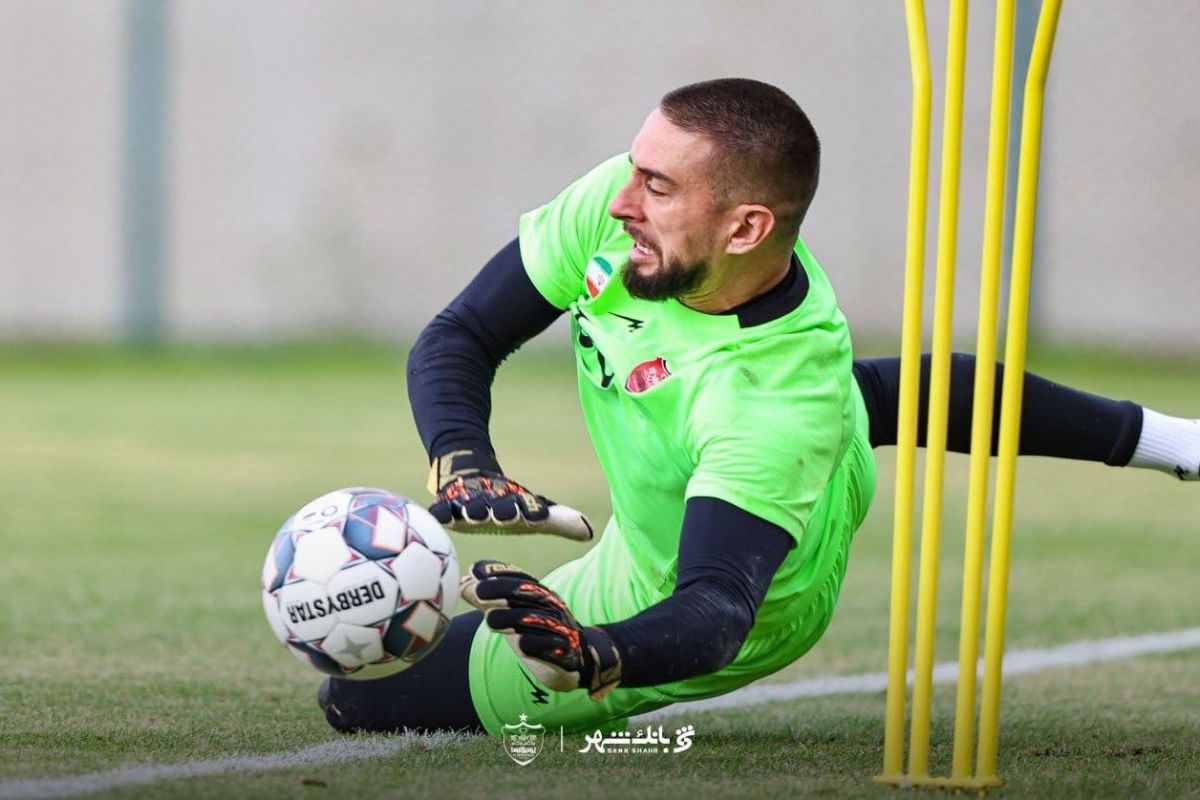 گندوز، سرحال و آماده در تمرینات پرسپولیس!