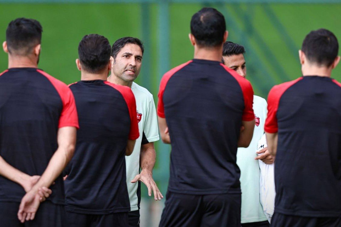 یک جلسه تمرین برای پرسپولیسی‌ها قبل از بازی تدارکاتی