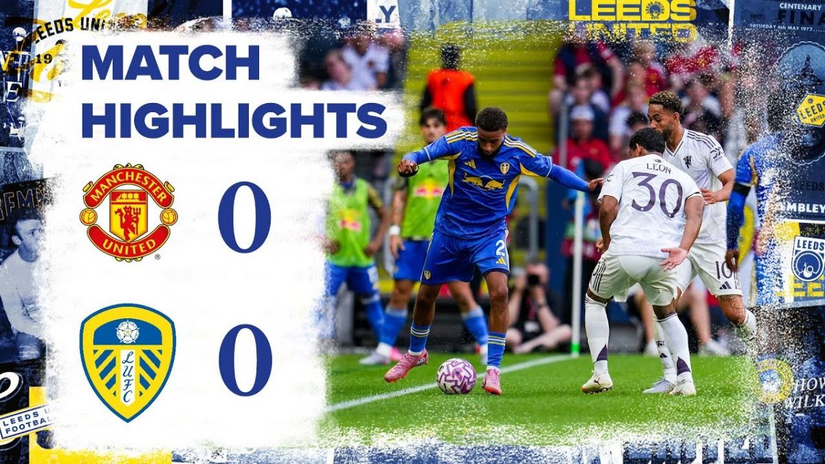 خلاصه بازی منچستریونایتد 0-0 لیدزیونایتد