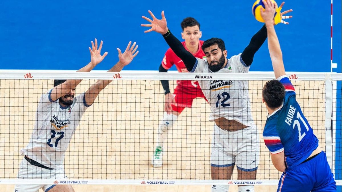 خلاصه بازی ایران 0-3 فرانسه (لیگ ملت های والیبال 2025)