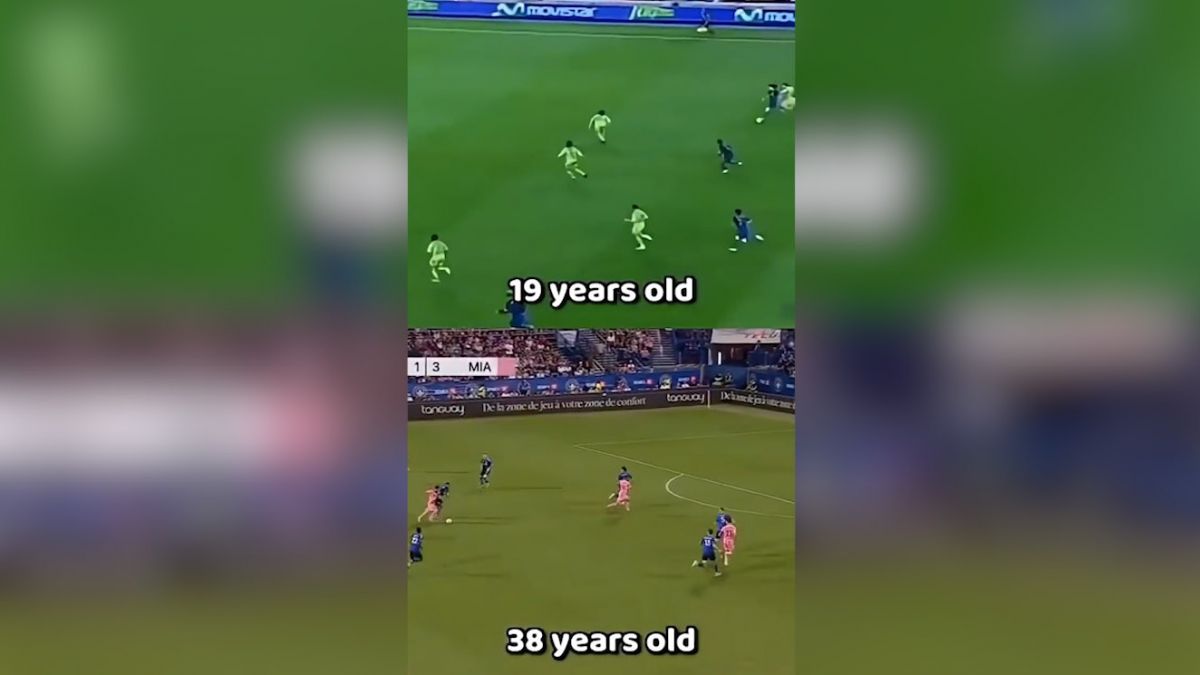 مقایسه جالب دو گل لیونل مسی در 19 و 38 سالگی!
