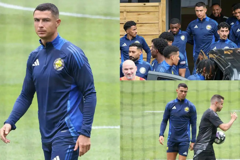 بازگشت رونالدو به تمرینات النصر
