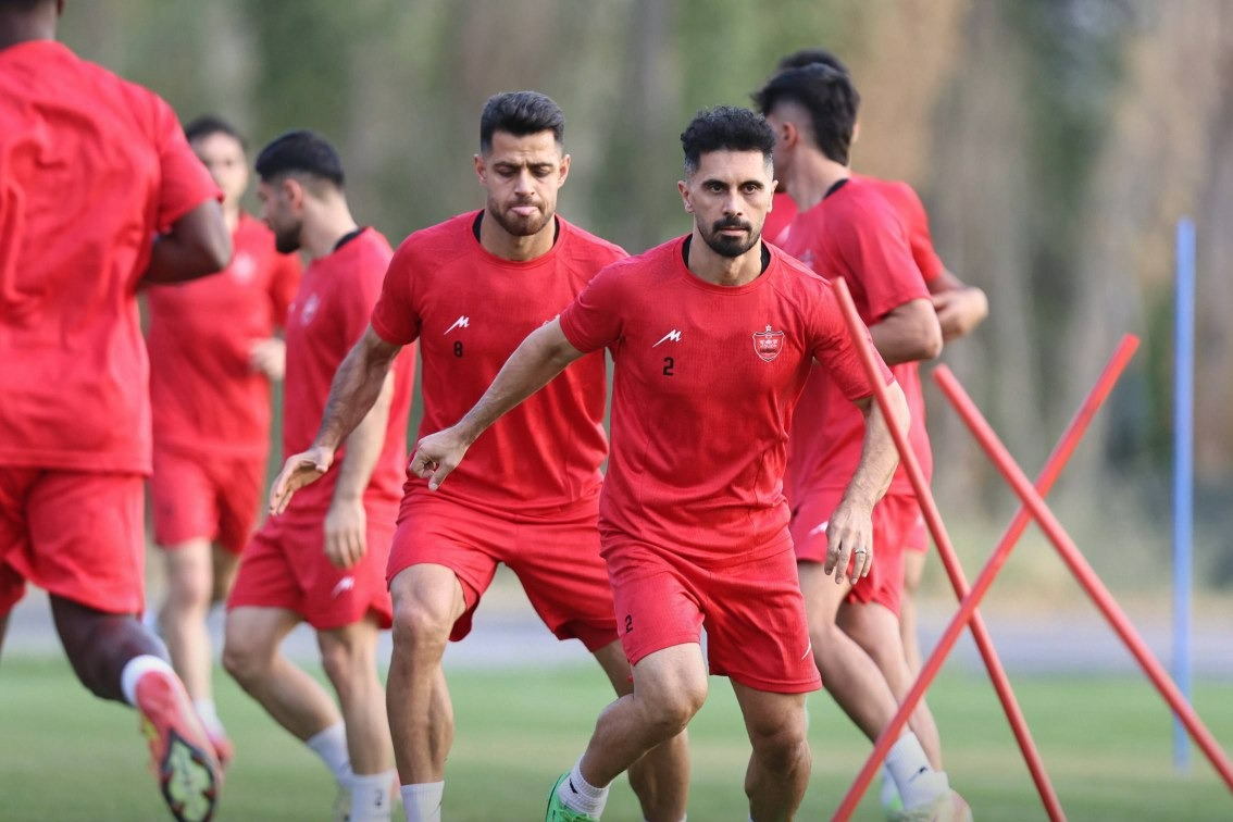 پورعلی گنجی و شکاری بدون مشکل در تمرینات گروهی