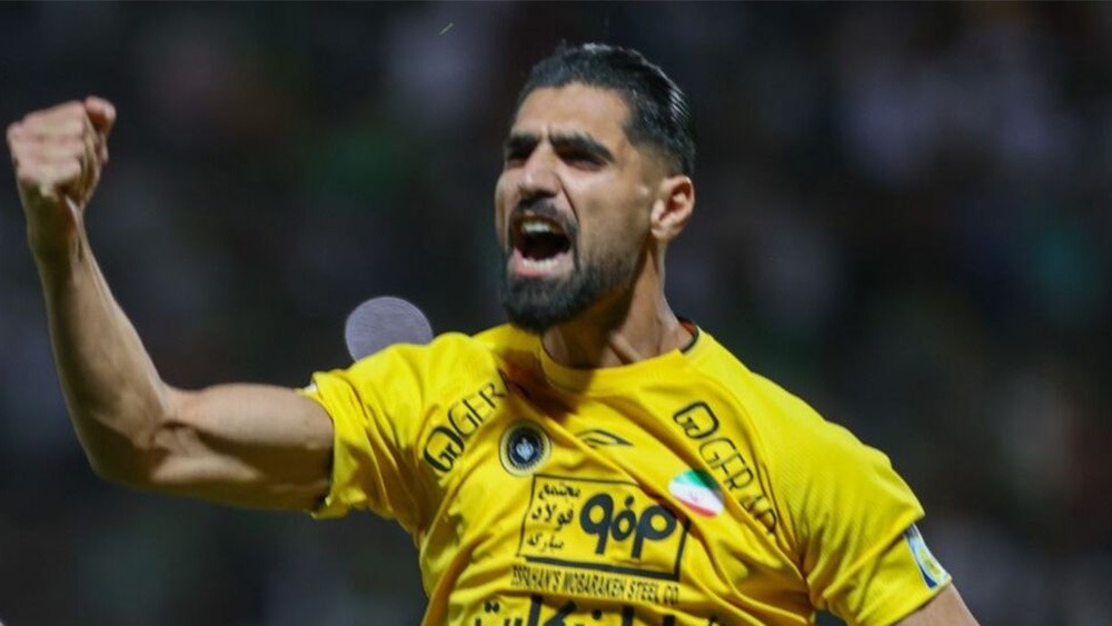 گل بی نظیر و فوق العاده رضا اسدی به پرسپولیس