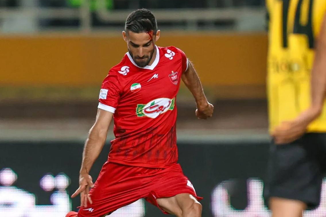 سر خونین و شوتی که آه از نهاد پرسپولیسی‌ها بلند کرد!