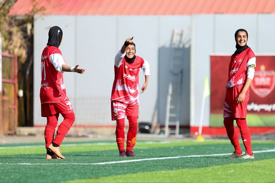 مرور‌ برنامه‌های تاکتیکی در دومین تمرین بانوان پرسپولیس