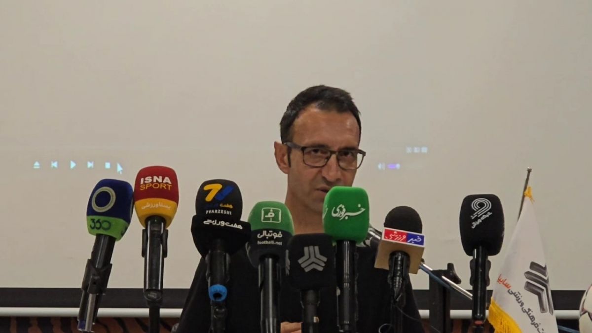 کنفرانس خبری رضا عنایتی سرمربی جدید سایپا