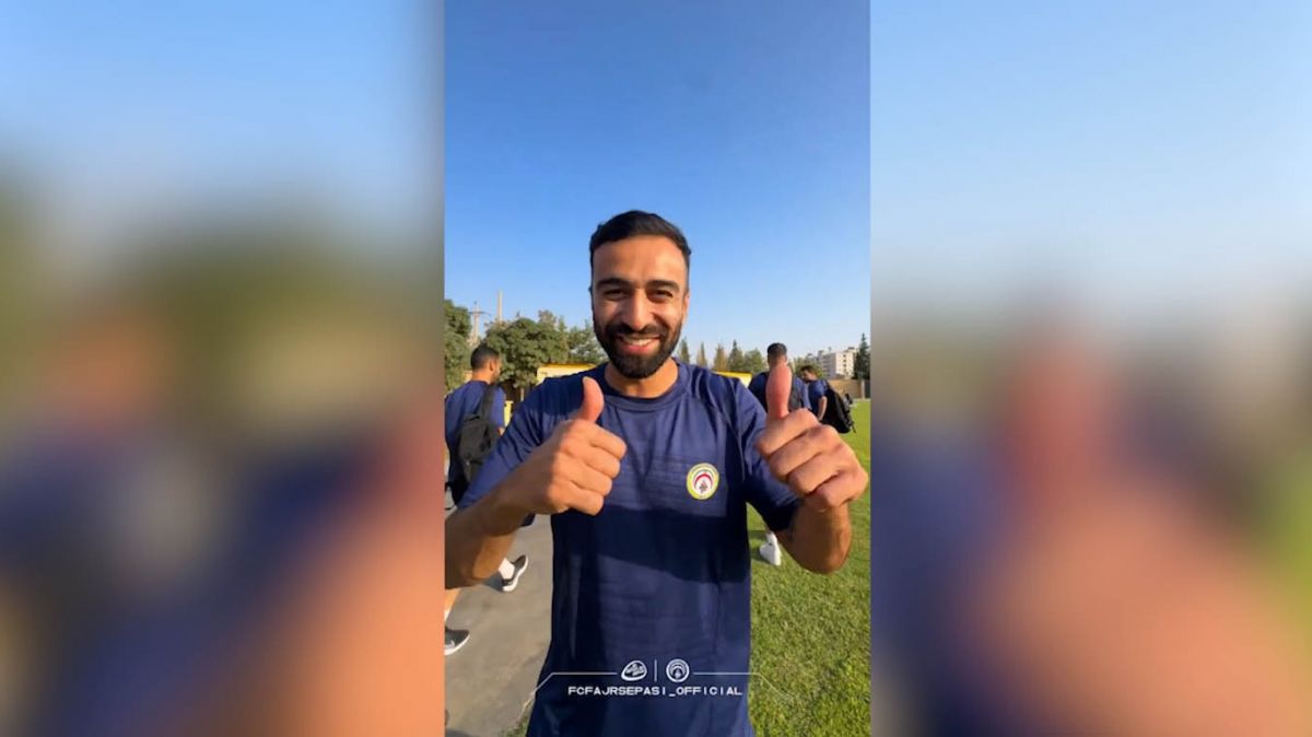 تمرینات تیم فجر سپاسی پیش از بازی با خیبر خرم آباد