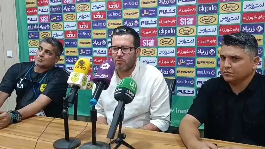 صحبتهای فردین صفایی فر سرمربی فرد البرز بعد از دیدار مقابل مس شهربابک