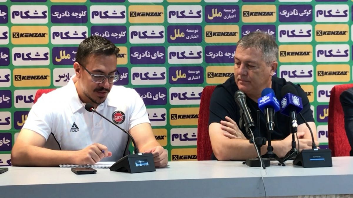 نشست خبری دراگان اسکوچیچ قبل از دیدار با آلومینیوم اراک