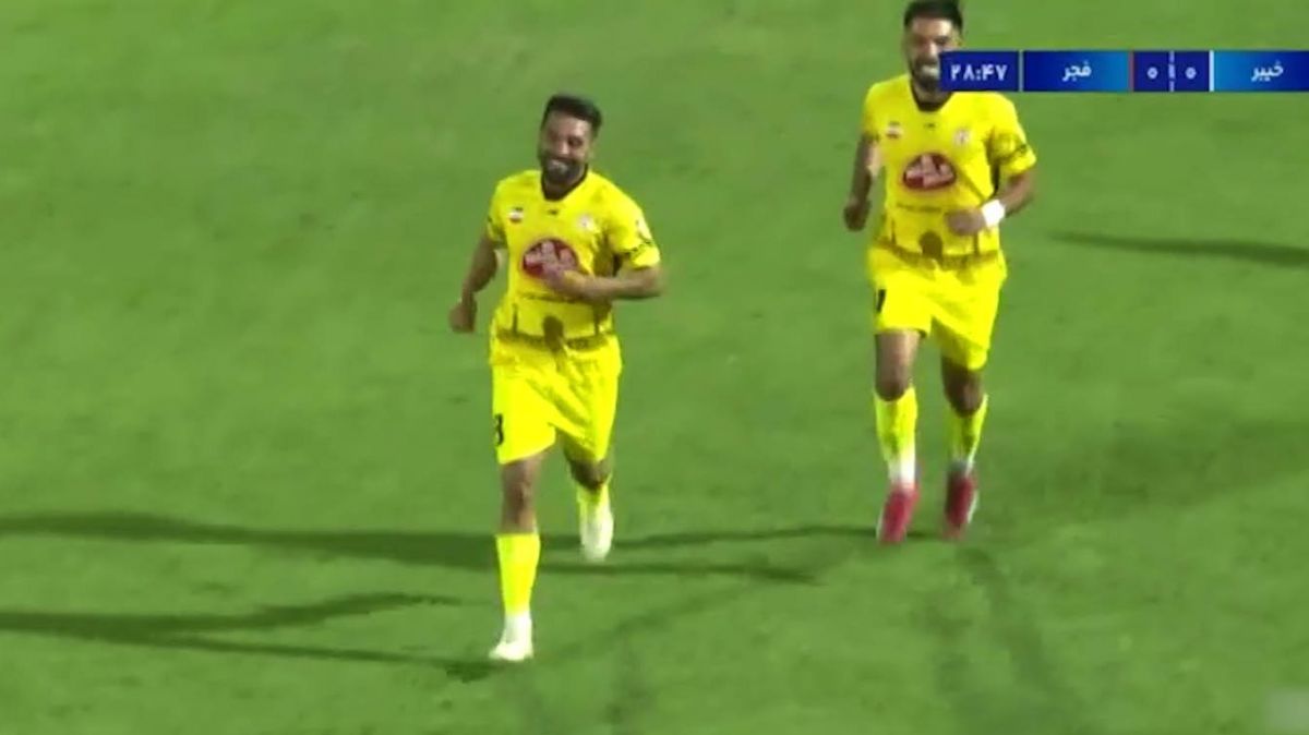 گل اول فجر سپاسی به خیبر خرم آباد (فرشید اسماعیلی)