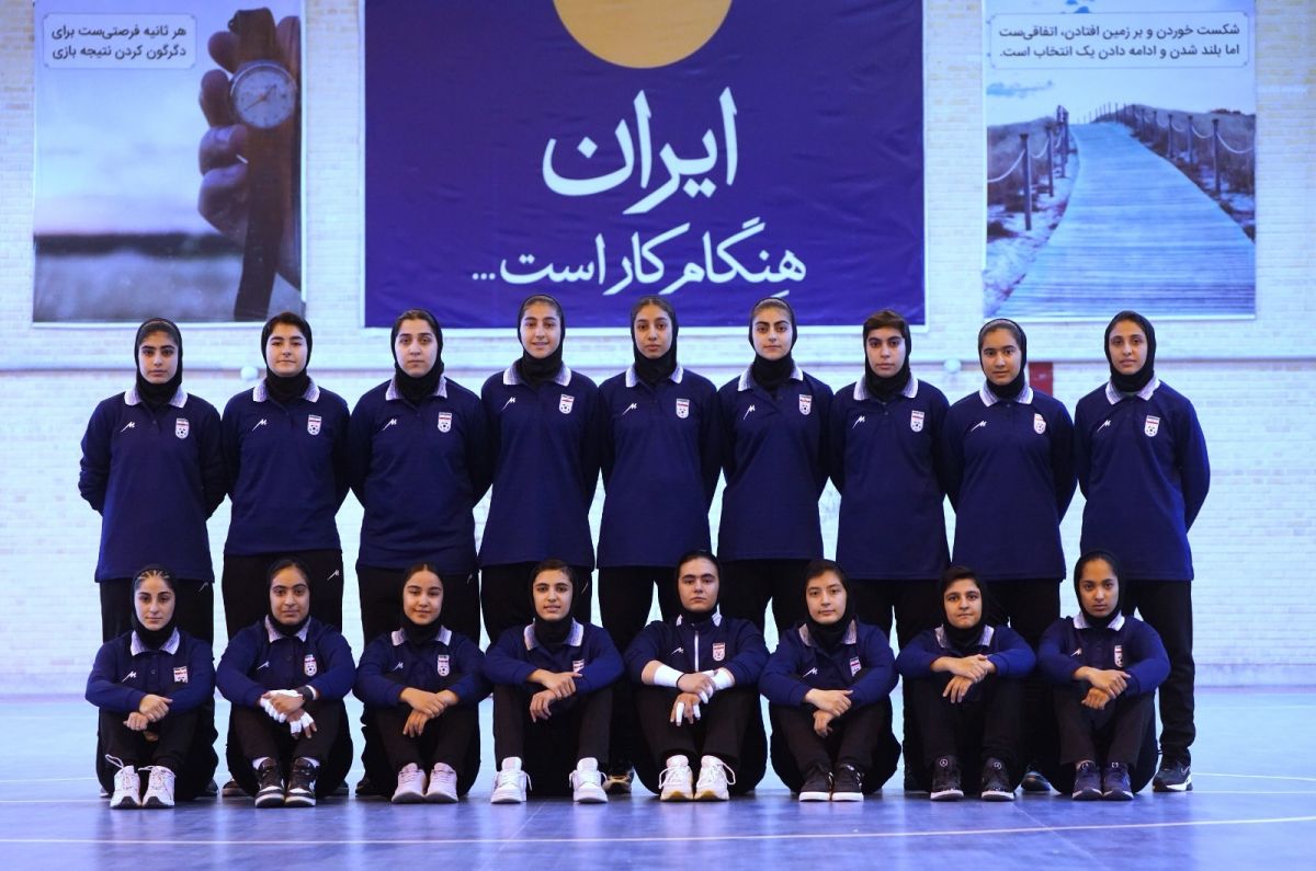 عکس تمرینات تیم ملی فوتسال دختران جوان 
