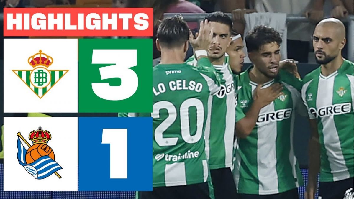 خلاصه بازی رئال بتیس 3-1 رئال سوسیداد