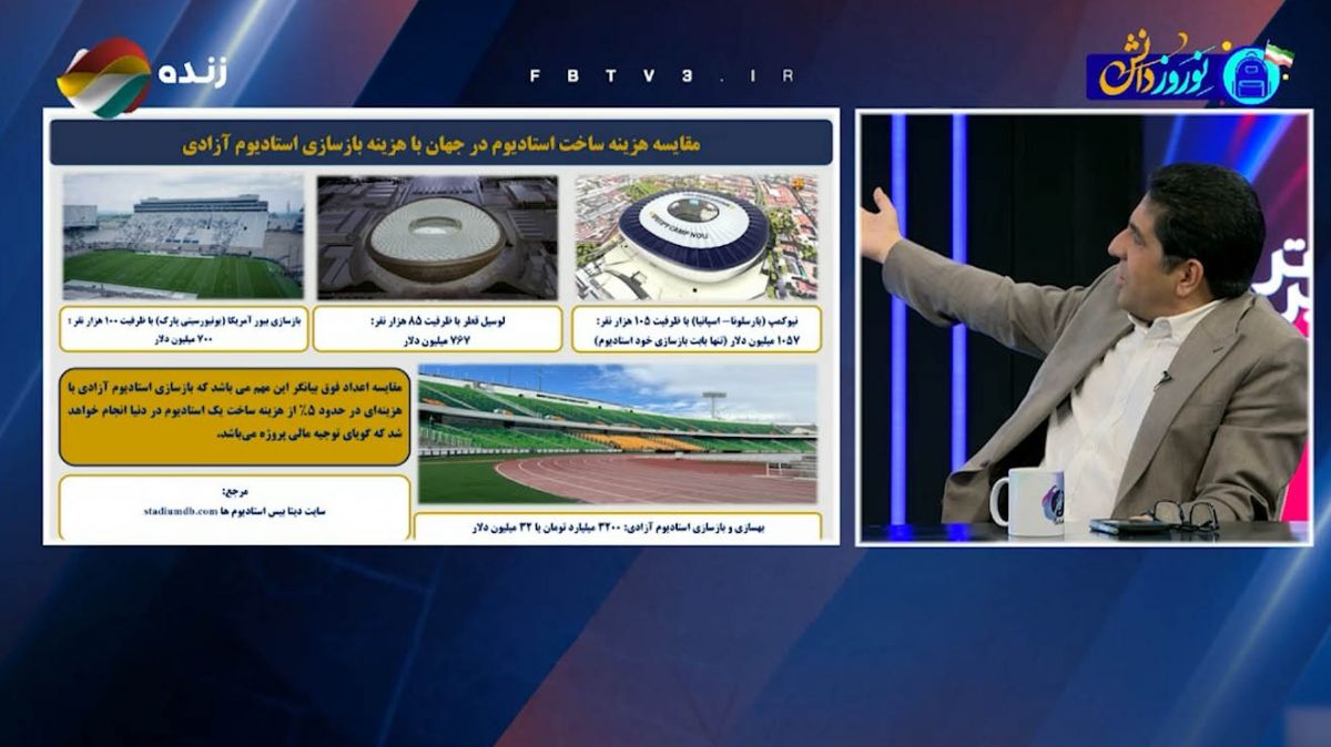 روند بازسازی ورزشگاه آزادی از زبان دکتر ثابت قدم