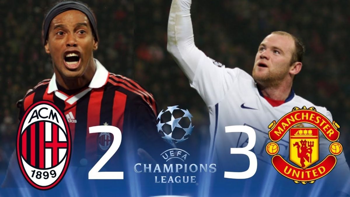 بازی جذاب منچستریونایتد 3-2 میلان (لیگ قهرمانان اروپا 2010)