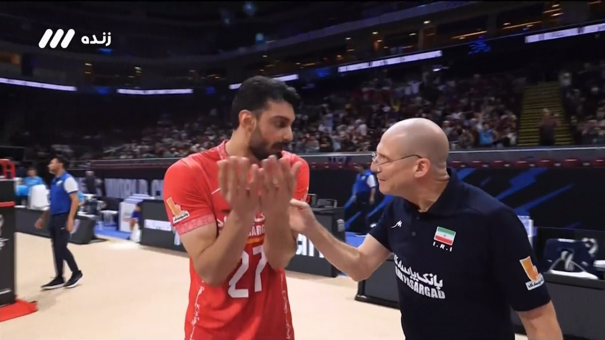 کسب امتیاز آخر و برد ایران در پایان ست چهارم