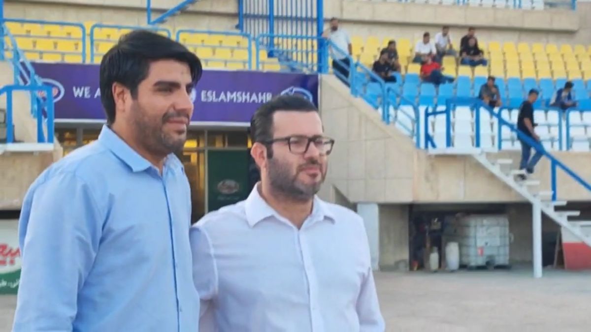حواشی قبل از شروع دیدار آریو اسلامشهر - فرد البرز