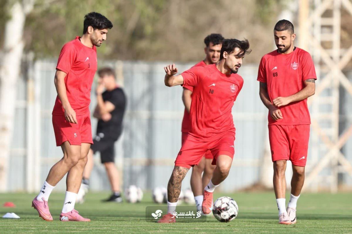  تصاویری از تمرین امروز 2 مهر تیم پرسپولیس