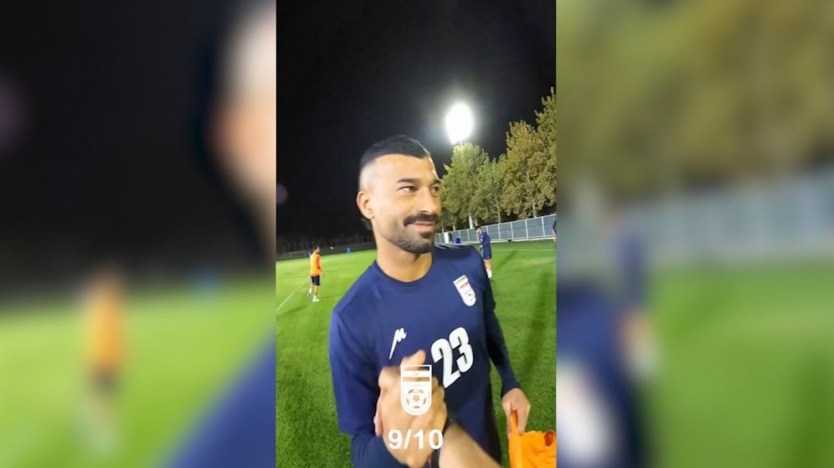 ویدیویی از اردوی تیم ملی فوتبال ایران پیش از دیدار با روسیه
