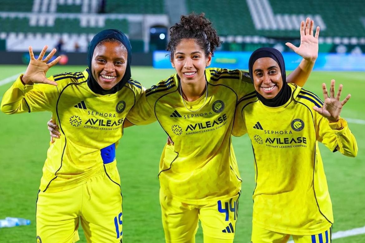 النصر صدر جدول زنان عربستان را هم گرفت