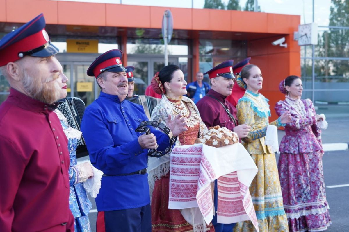 گزارش تصویری/استقبال از کاروان تیم ملی ایران در روسیه