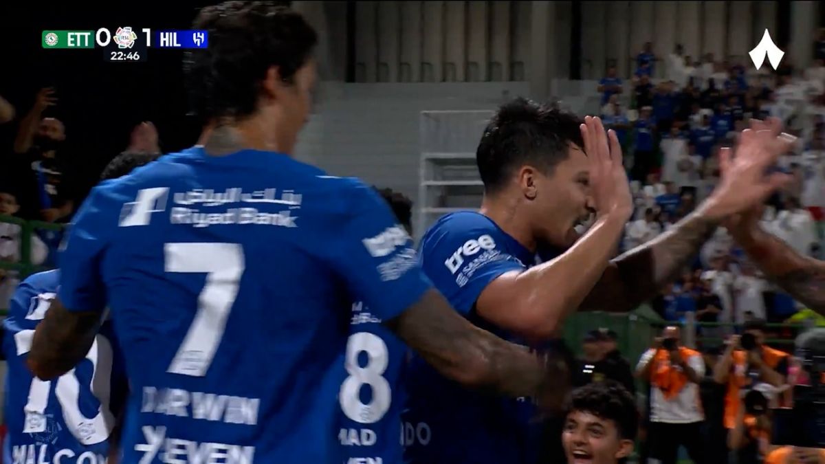 گل اول الهلال به الاتفاق (مارکوس لئوناردو)