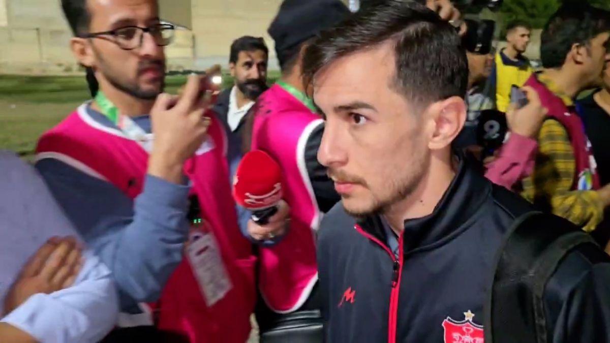 لحظه خروج پرسپولیسی ها از ورزشگاه بدون انجام مصاحبه