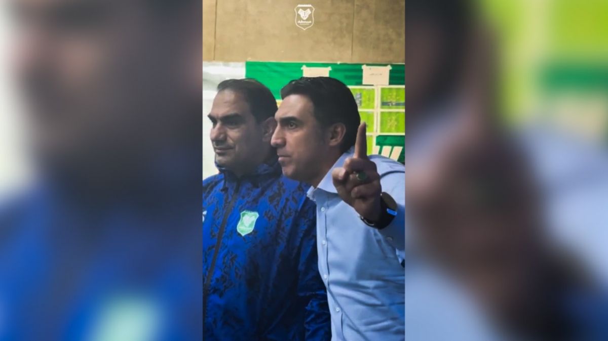 خیبر بازی با پرسپولیس را از رختکن برده بود