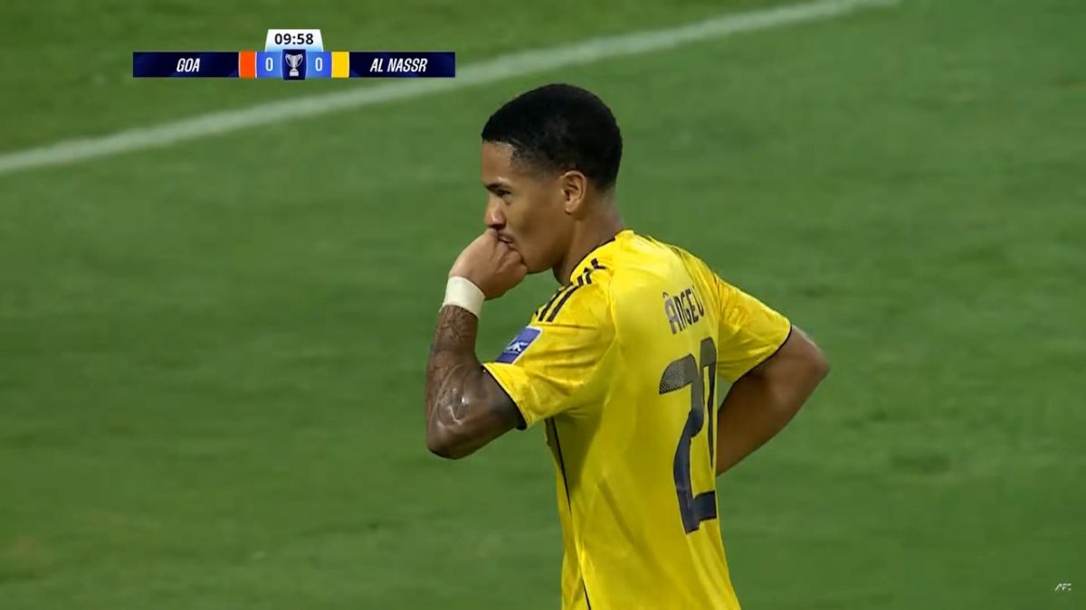 گل اول النصر به گوا (سوپرگل آنجلو)