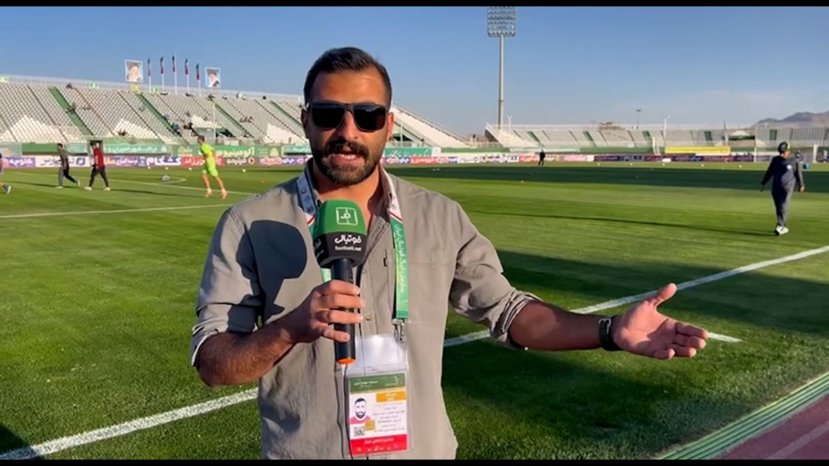گفت و گو با هواداران آلومینیوم قبل از بازی با مس رفسنجان