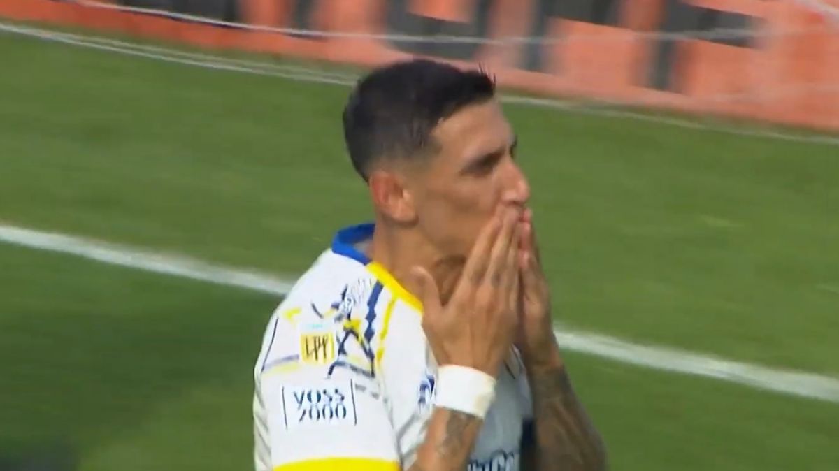 گل اول روساریو سنترال به سارمینتو (آنخل دی ماریا)