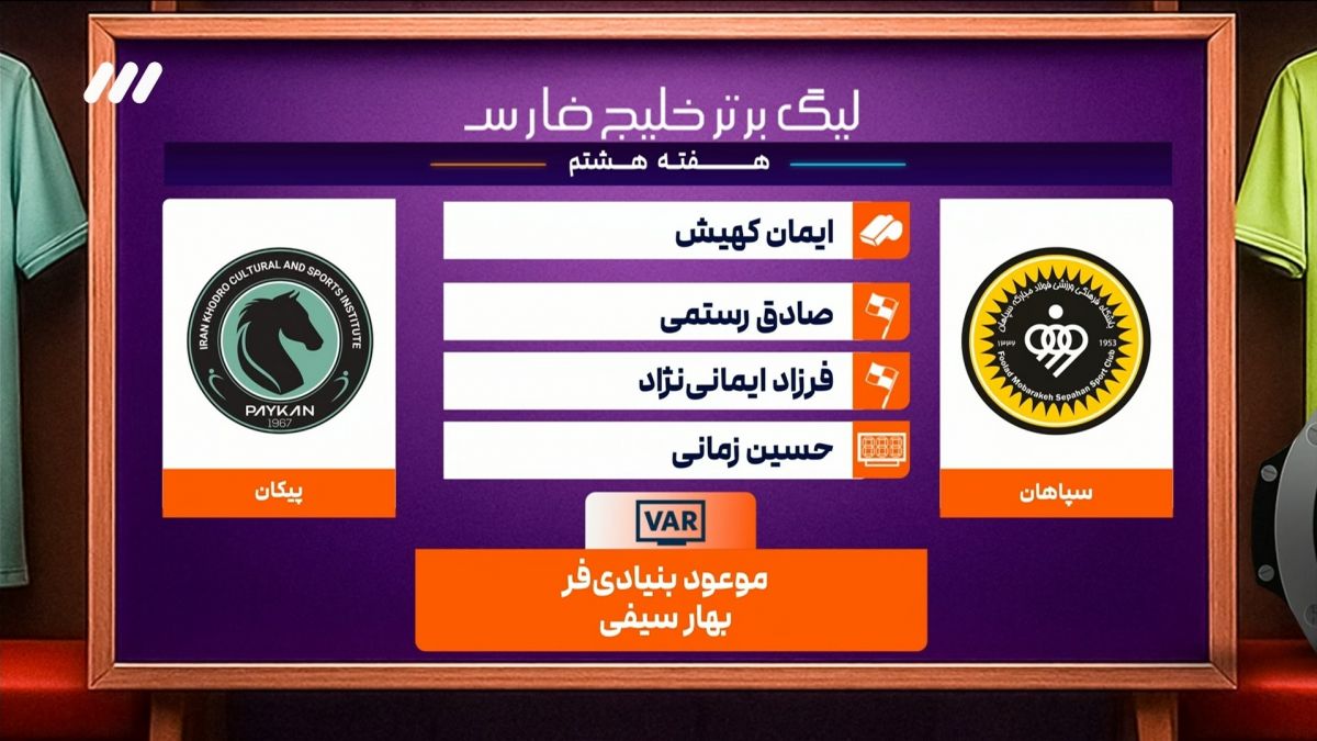کارشناسی داوری بازی سپاهان 2-1 پیکان