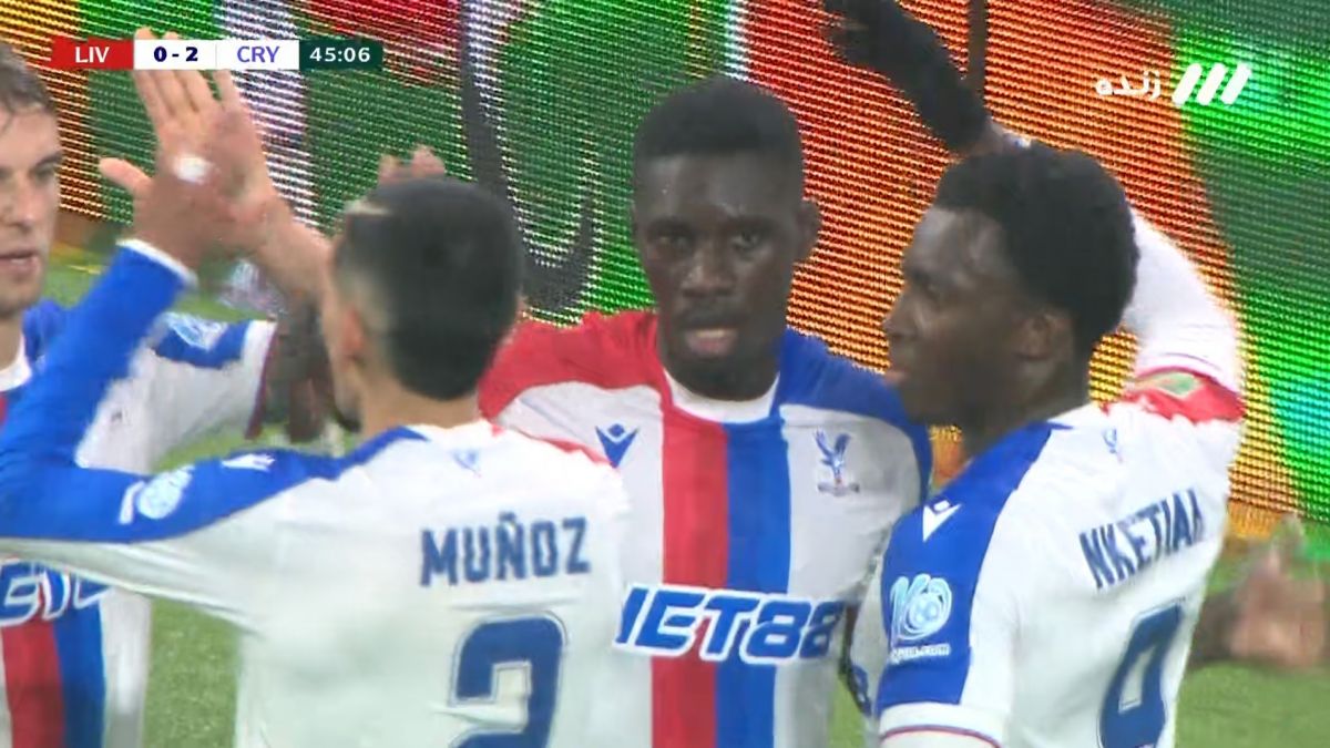 گل دوم کریستال پالاس به لیورپول (دبل اسماعیل سار)