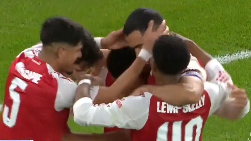 گل اول آرسنال به برایتون (اتان)